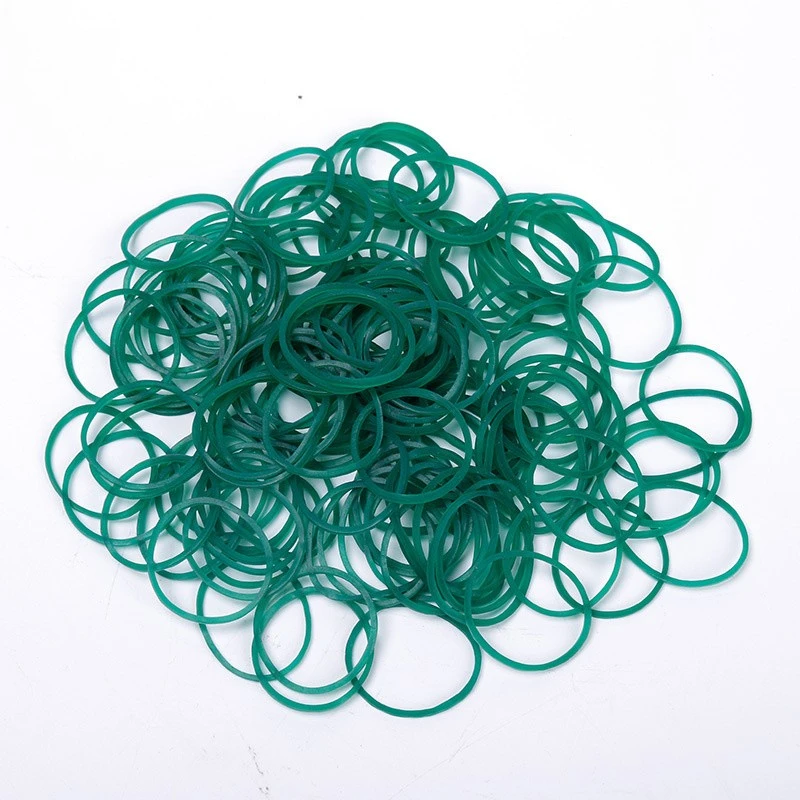 Dark green rubber bands for gardening plants Dark green rubber bands for gardening plants