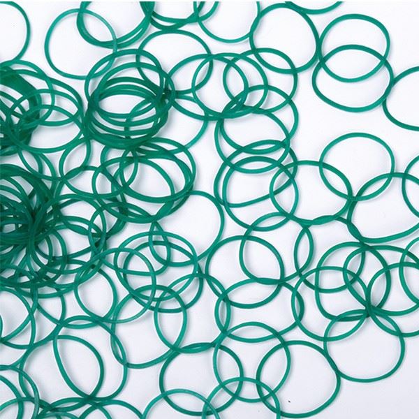 Eco-friendly dark green natural rubber bands Eco-friendly dark green natural rubber bands