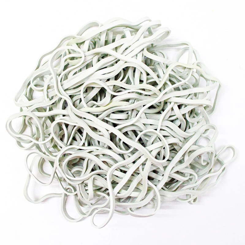 Environmentally Friendly White Rubber Band