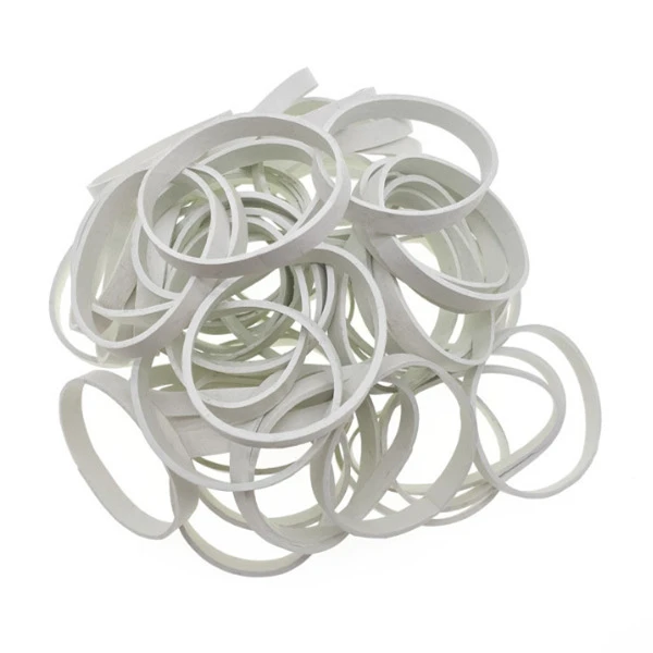 High Temperature Resistant White Rubber Band