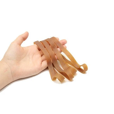 Biodegradable giant rubber bands for agricultural bundling
