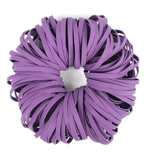 Large purple rubber bands for postal services Large purple rubber bands for postal services