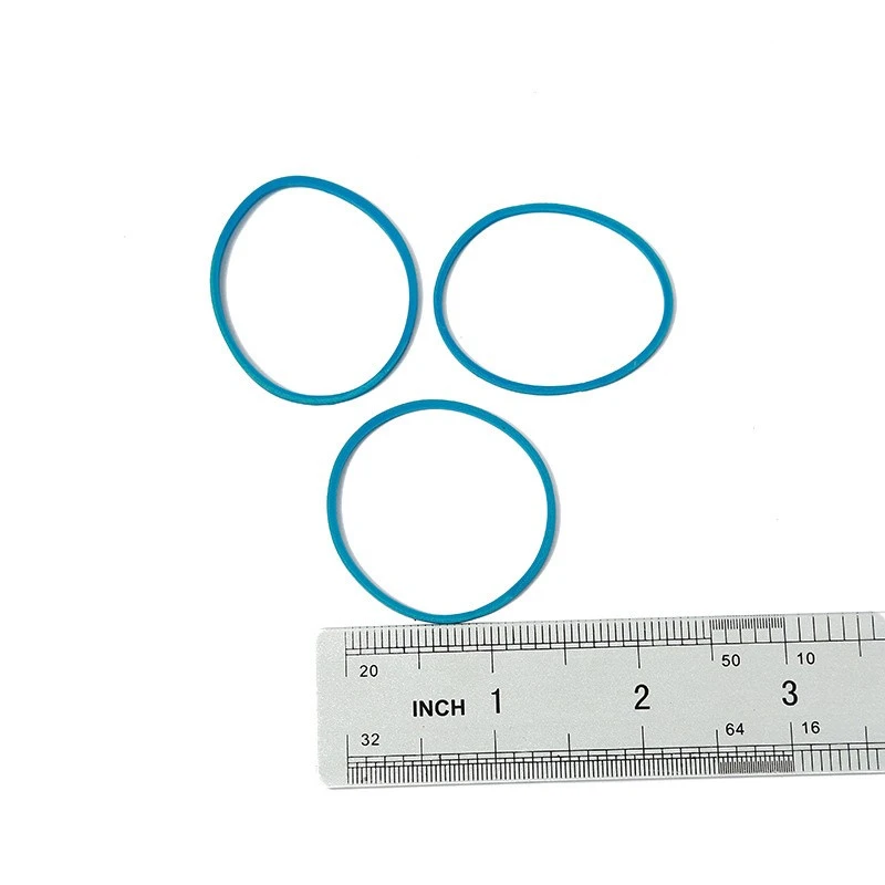 Ice Blue Non-Marking Household Rubber Bands