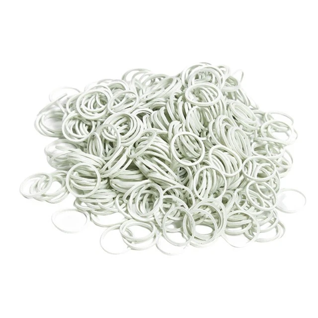 small white rubber bands