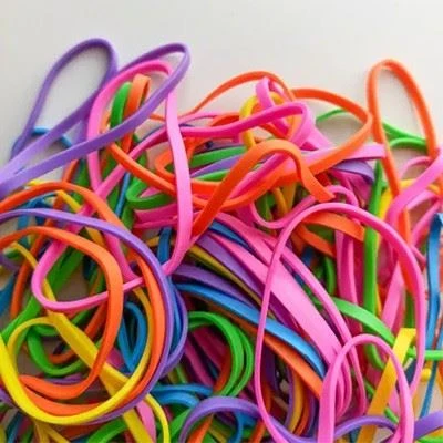 neon colored rubber bands for kids crafts