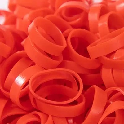 Food grade poly rubber bands for produce bundling