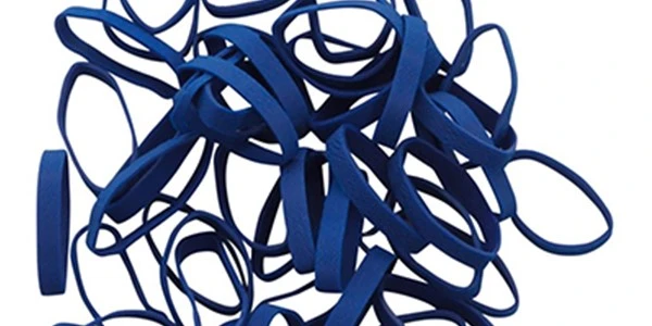 Blue rubber bands