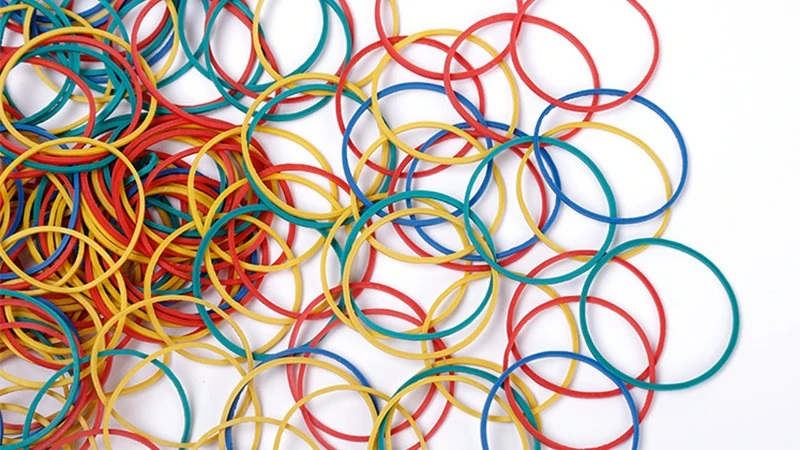 Colored Money Rubber Bands