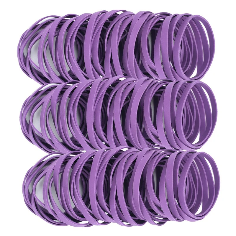Purple rubber band of natural rubber Purple rubber band of natural rubber