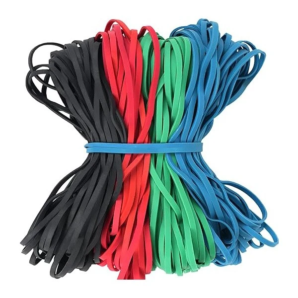 Red and Green Mixed Color Rubber Bands Set Red and Green Mixed Color Rubber Bands Set