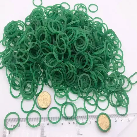 Biodegradable small green eco-friendly rubber bands Biodegradable small green eco-friendly rubber bands