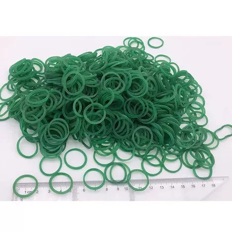 Non-toxic small green rubber bands for kids crafts Non-toxic small green rubber bands for kids crafts