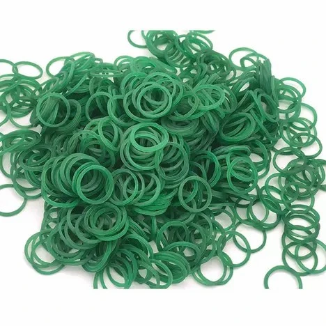 Small Green Rubber Bands