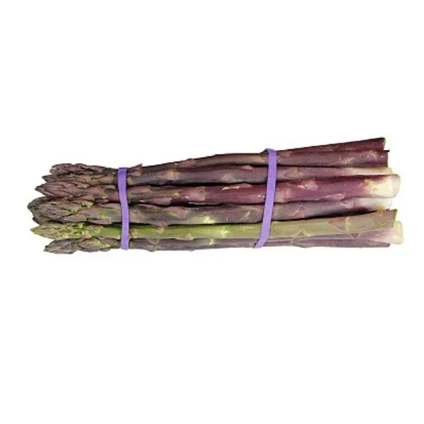 asparagus with purple rubber bands asparagus with purple rubber bands