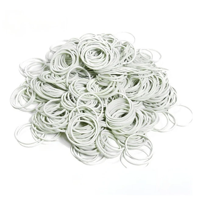 Small White Rubber Bands