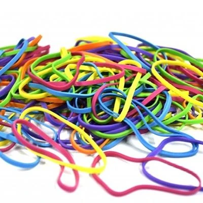 What are the factors that affect the elasticity of rubber bands?
