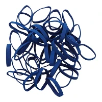 Navy Blue Rubber Bands