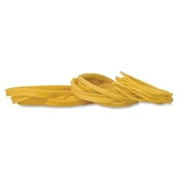 Pale Crepe Gold Rubber Bands