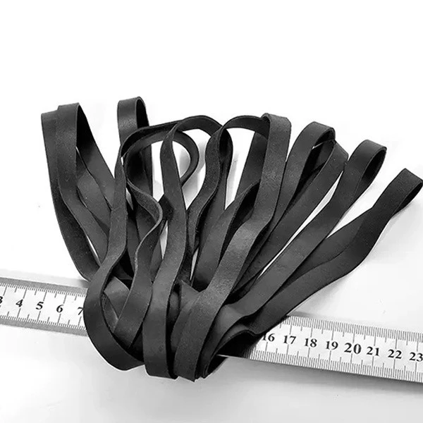 Industrial-grade thick black elastic bands Industrial-grade thick black elastic bands