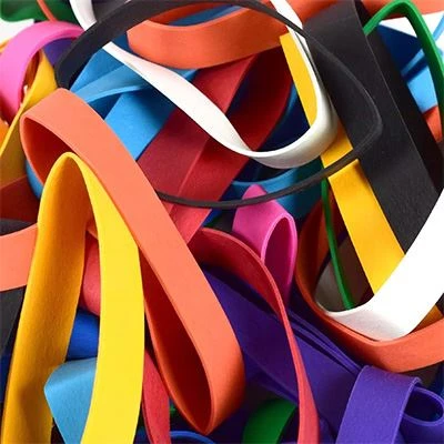 Wide Colored Rubber Bands
