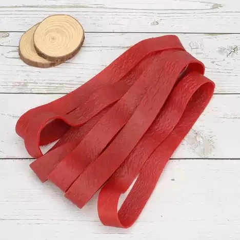 Extra wide red rubber bundling bands Extra wide red rubber bundling bands