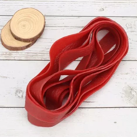 Durable thick red rubber strapping bands Durable thick red rubber strapping bands